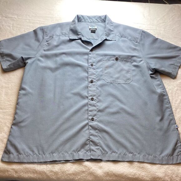Woolrich Discovery Channel Quest Short Sleeve Button Down Shirt Size XXL - Picture 1 of 11